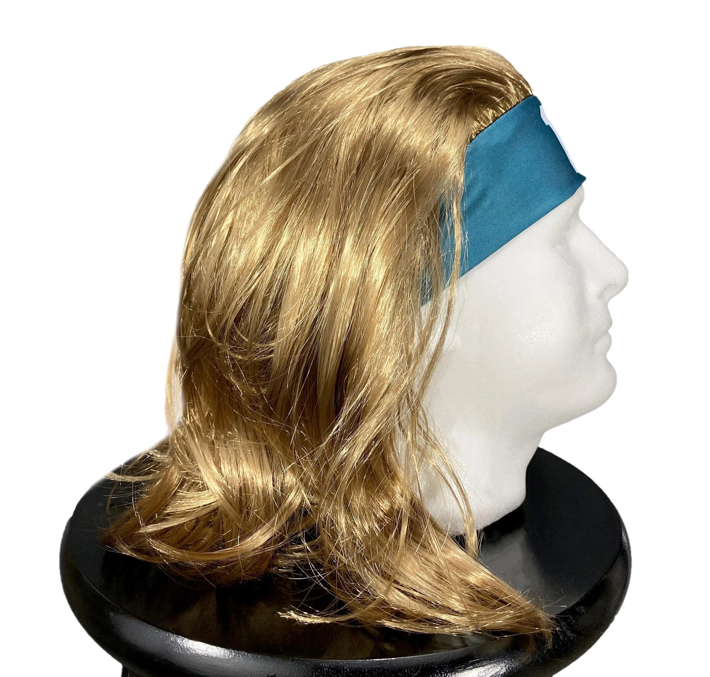 Star Athlete Headband Wig (Teal)