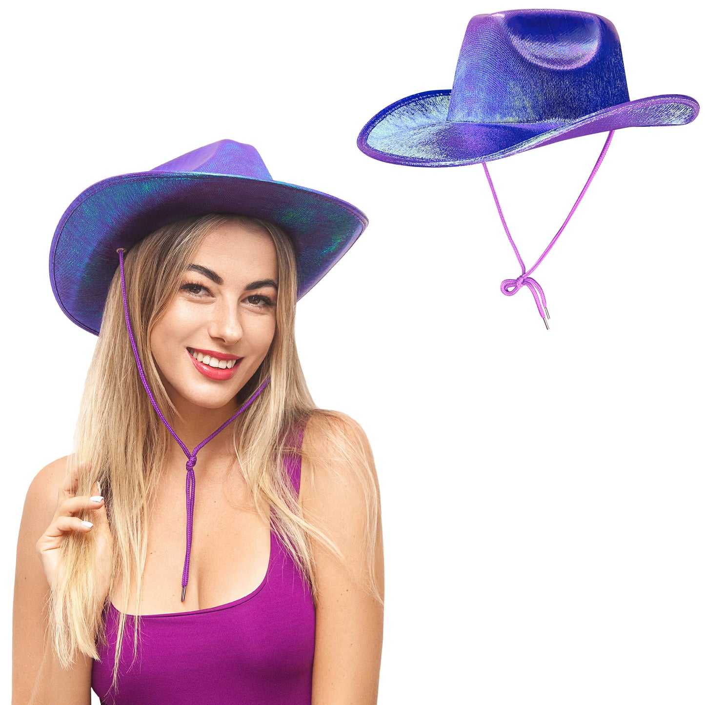 Purple Space Cowgirl Hat