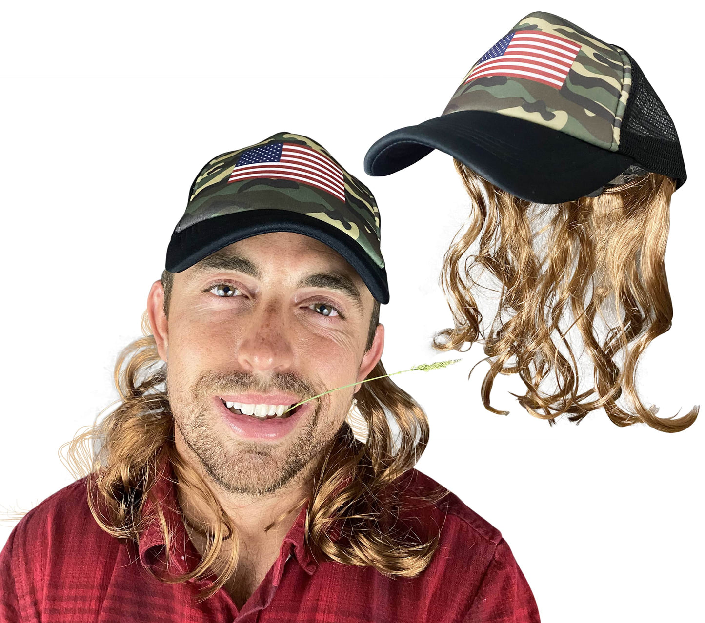 Brown Mullet Hat