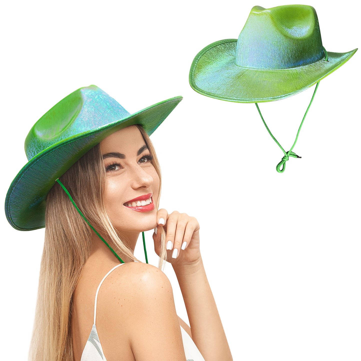 Green Space Cowgirl Hat