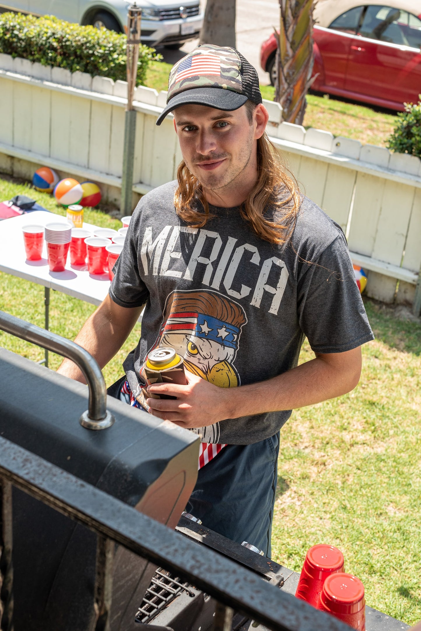 Blond Mullet Hat