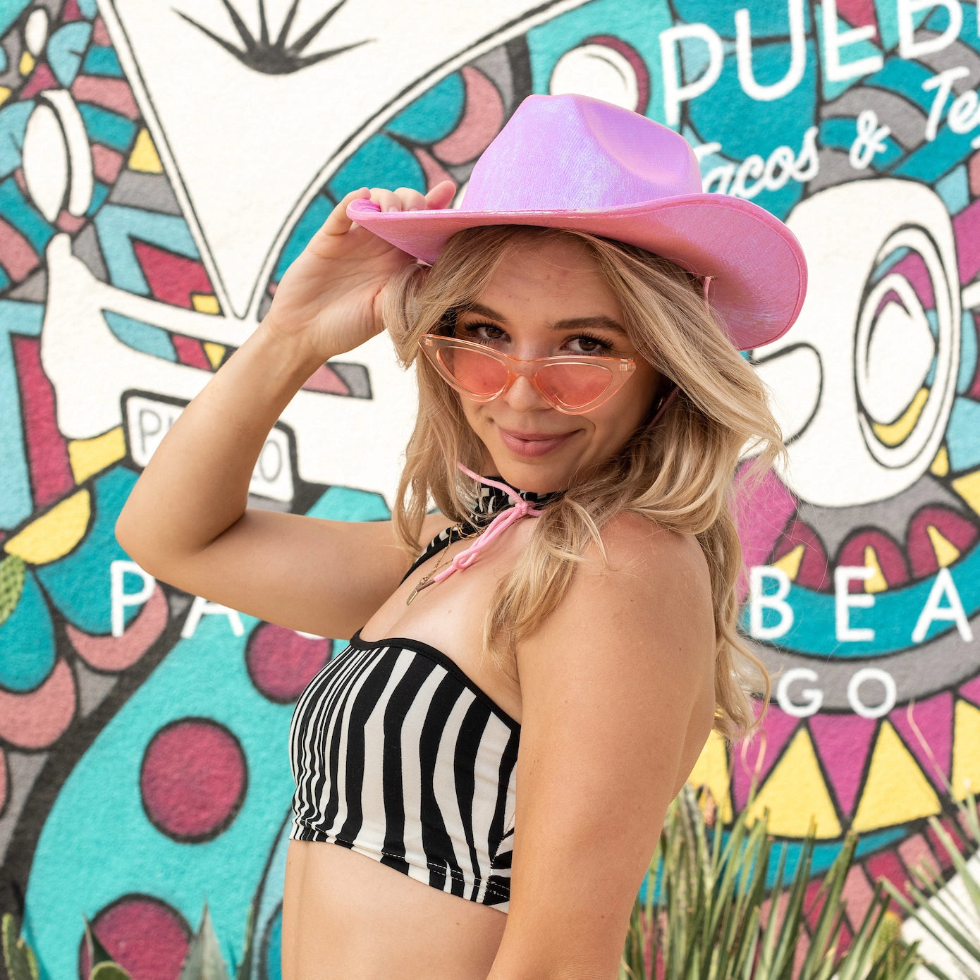 Pink Space Cowgirl Hat