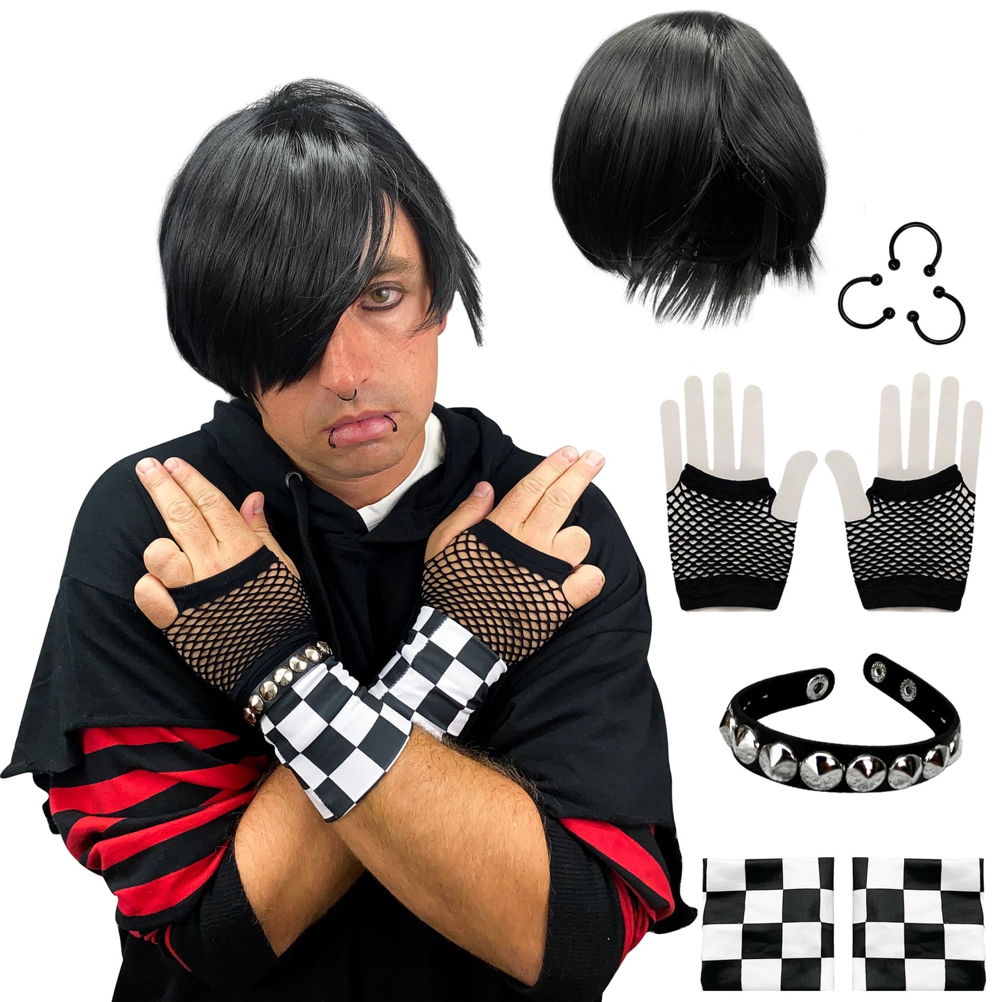 Emo Costume Set for Men