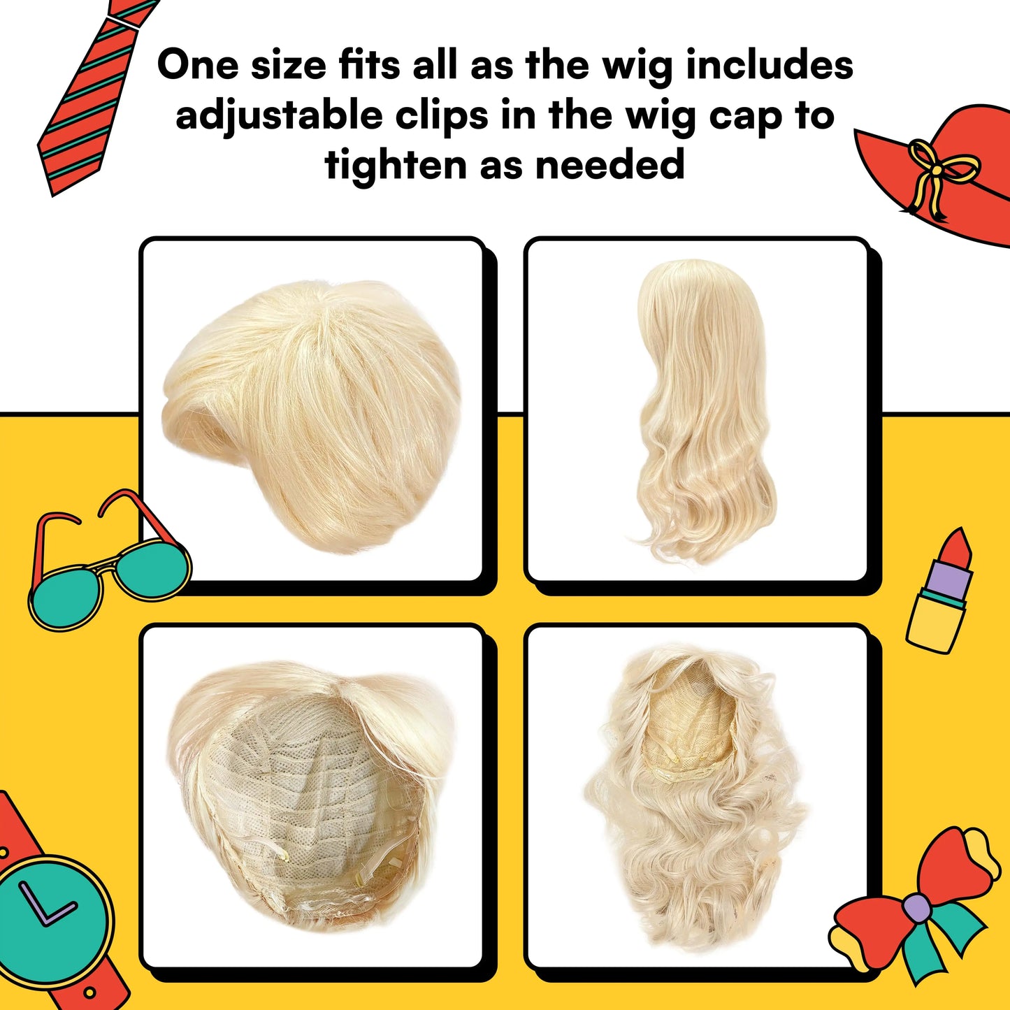 Beautiful Blonde Couples Wigs