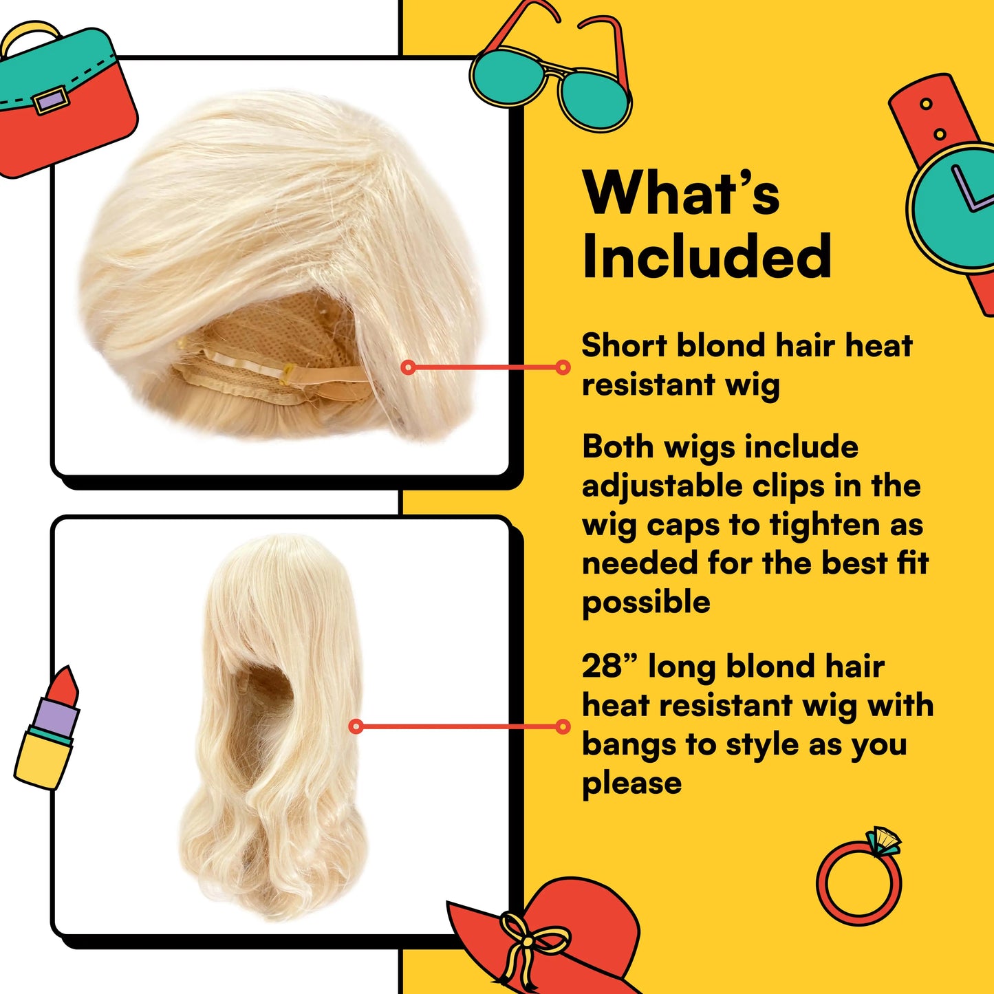 Beautiful Blonde Couples Wigs