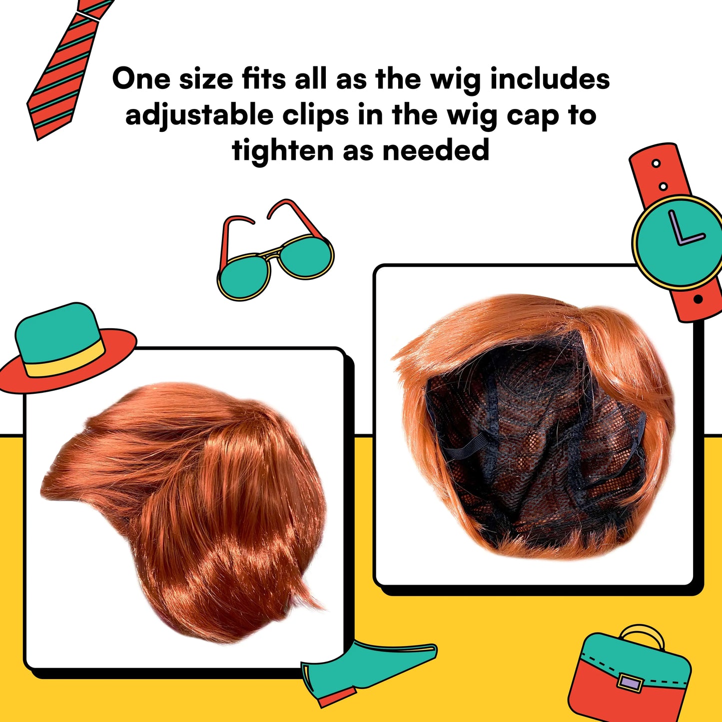 Chill Guy Al Wig