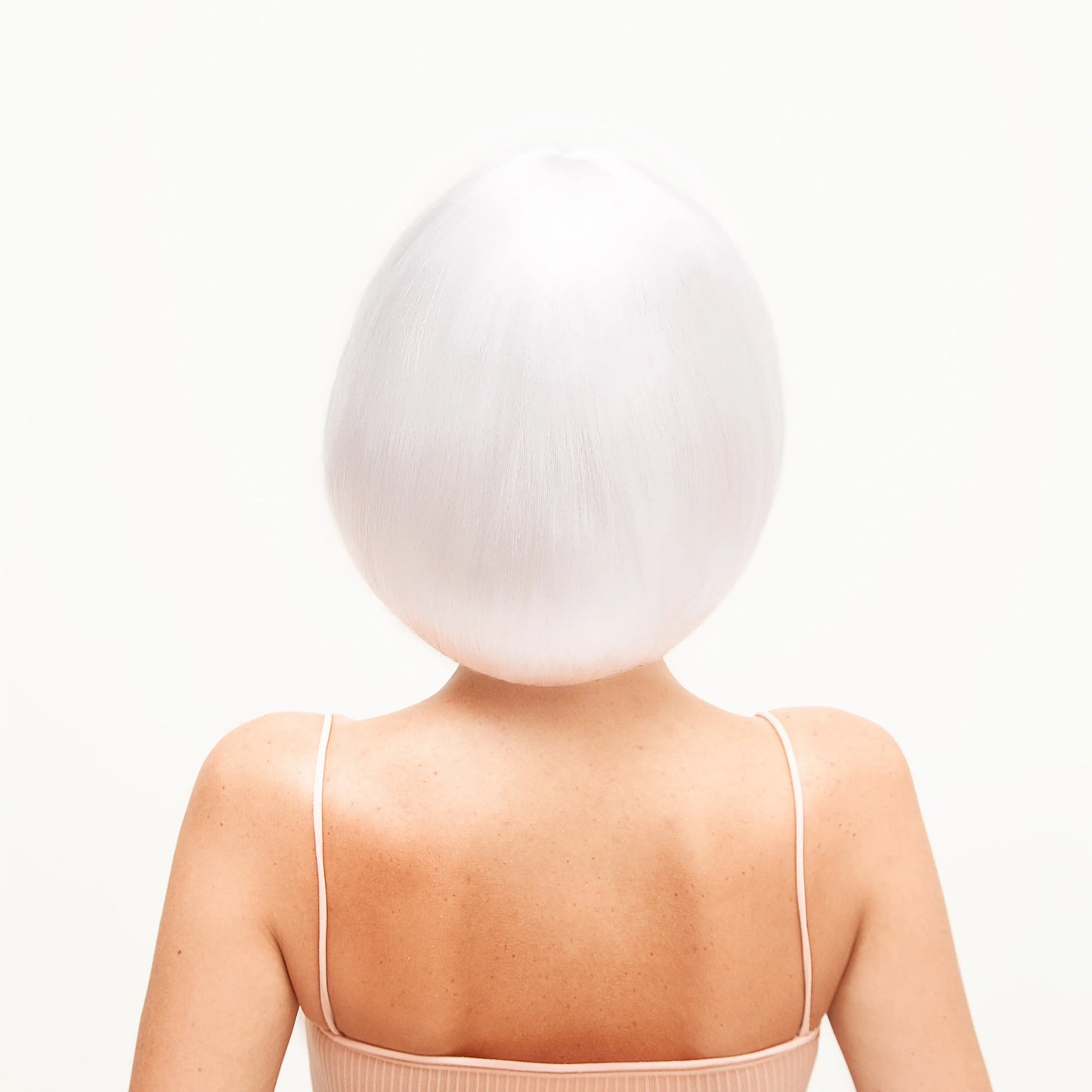 White Thick Bob Wig