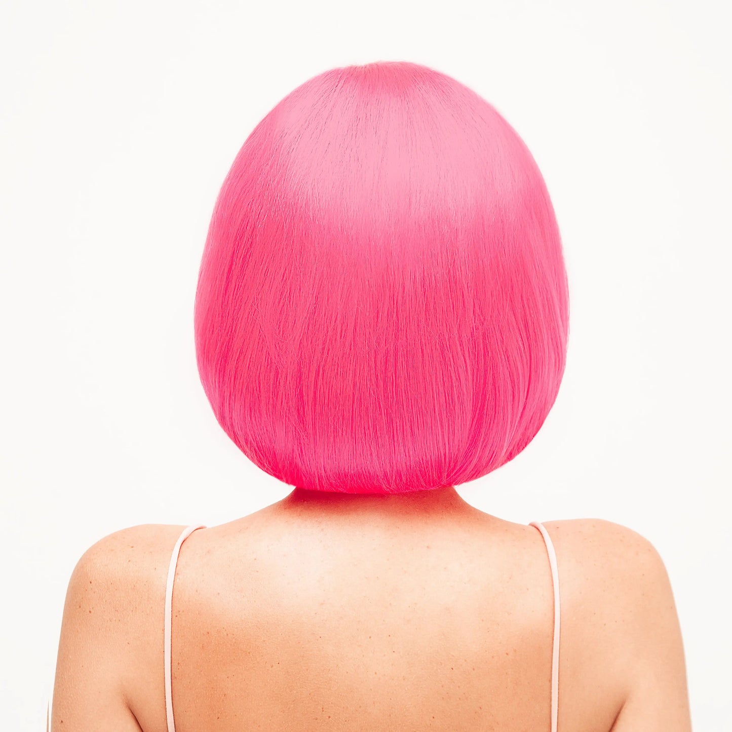 Pink Thick Bob Wig