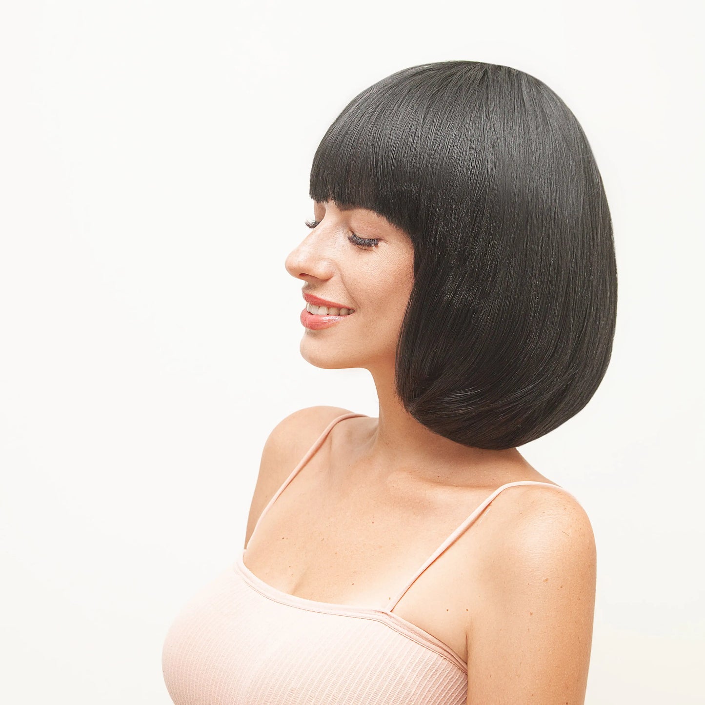 Black Thick Bob Wig