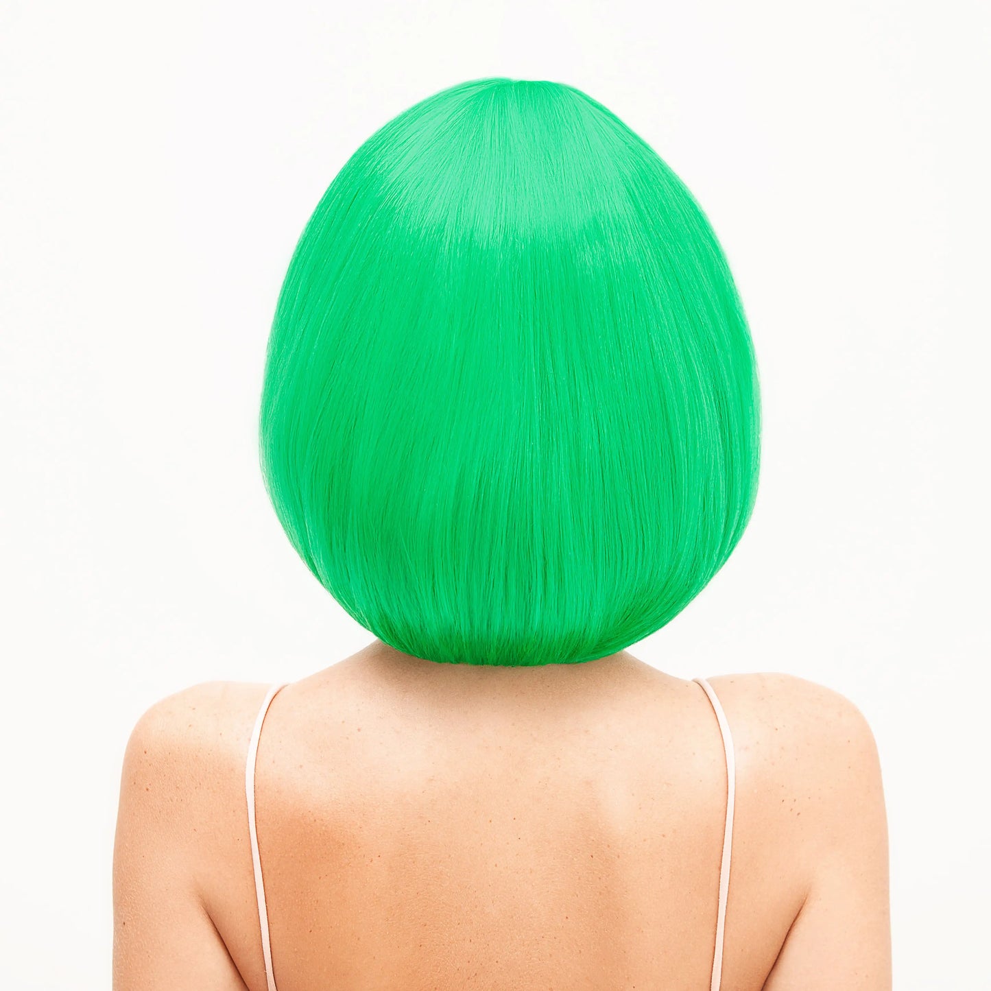 Green Thick Bob Wig