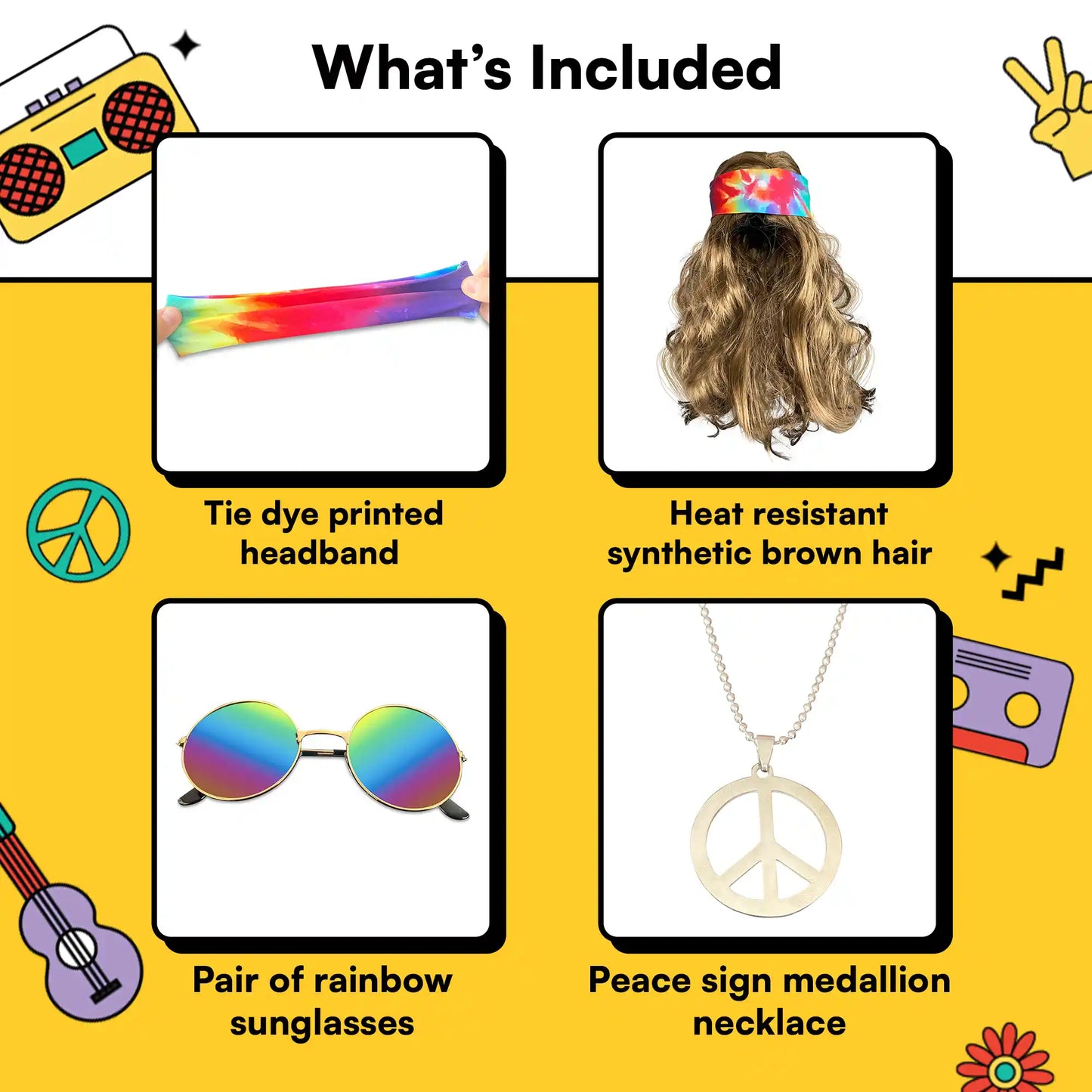 Hippie Costume Set
