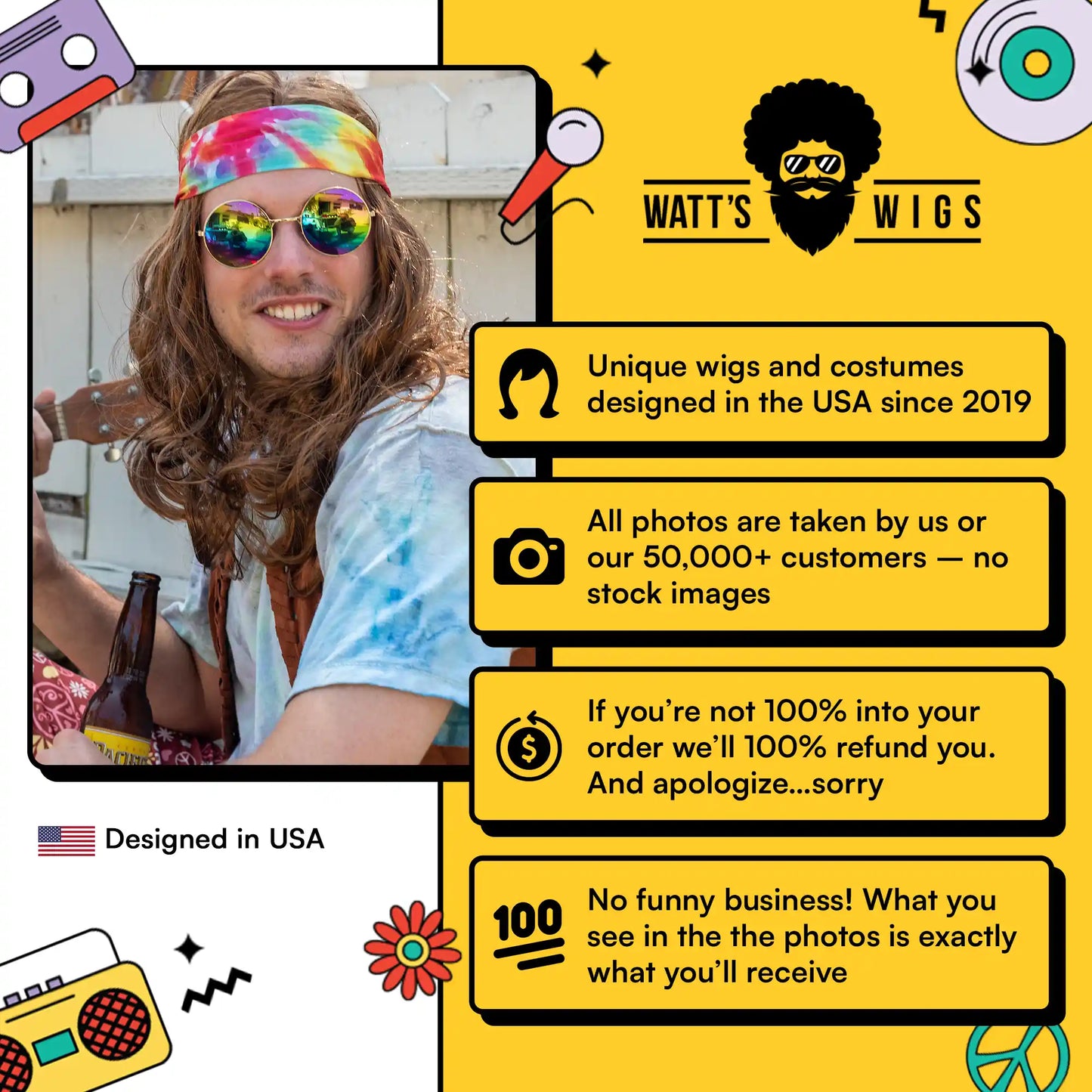 Hippie Costume Set