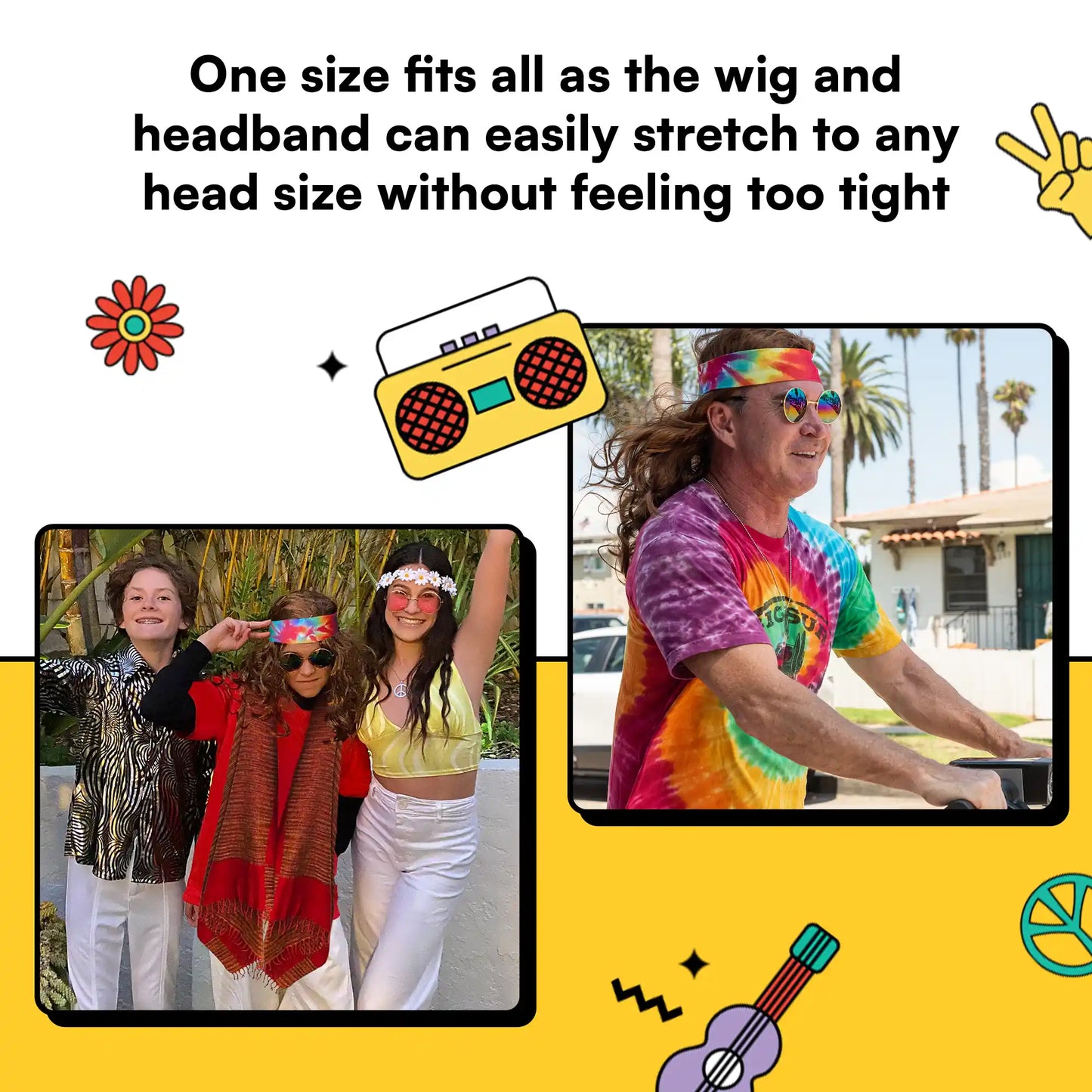 Hippie Costume Set