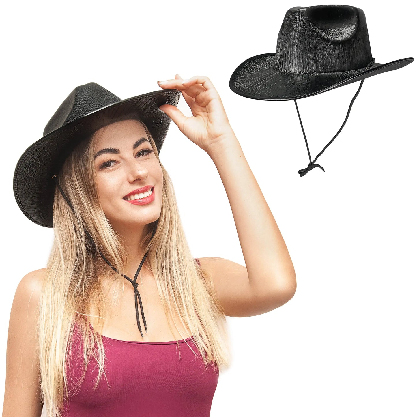 Black Space Cowgirl Hat
