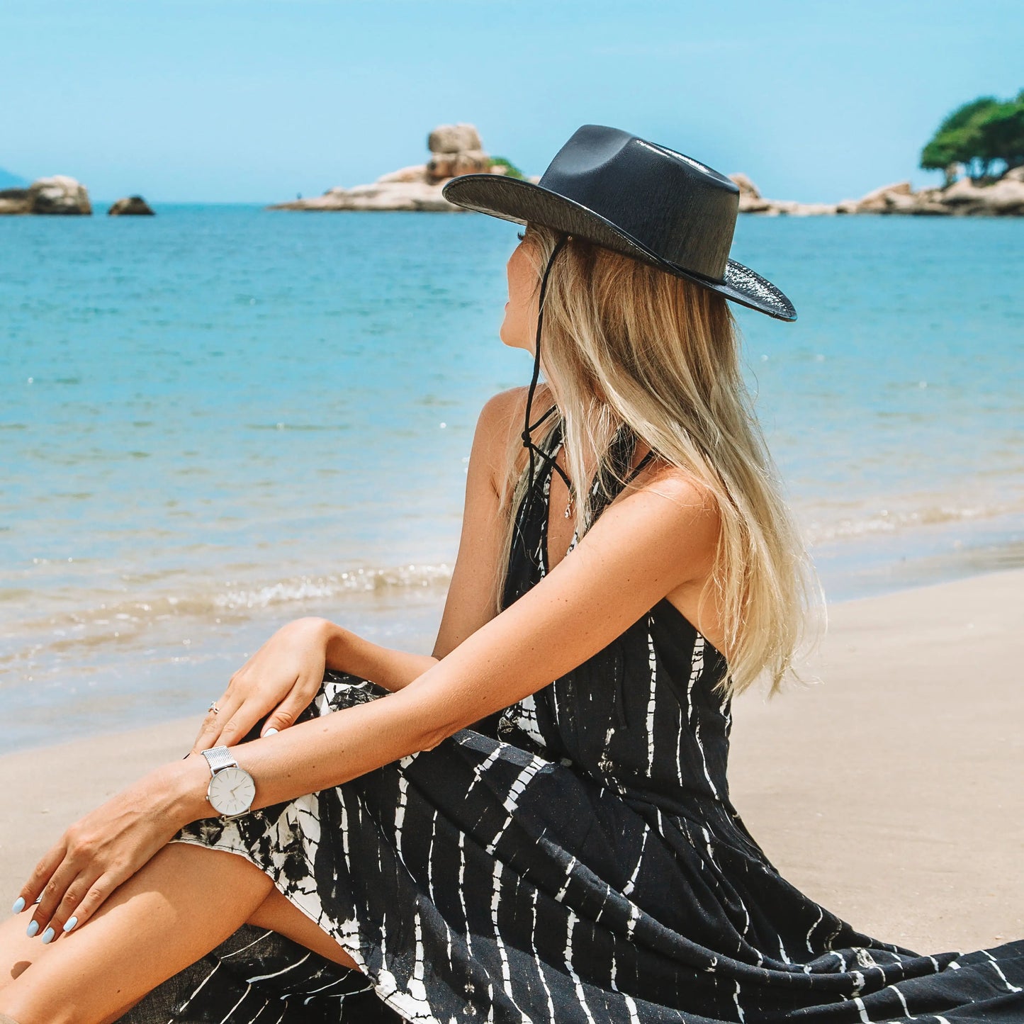 Black Space Cowgirl Hat